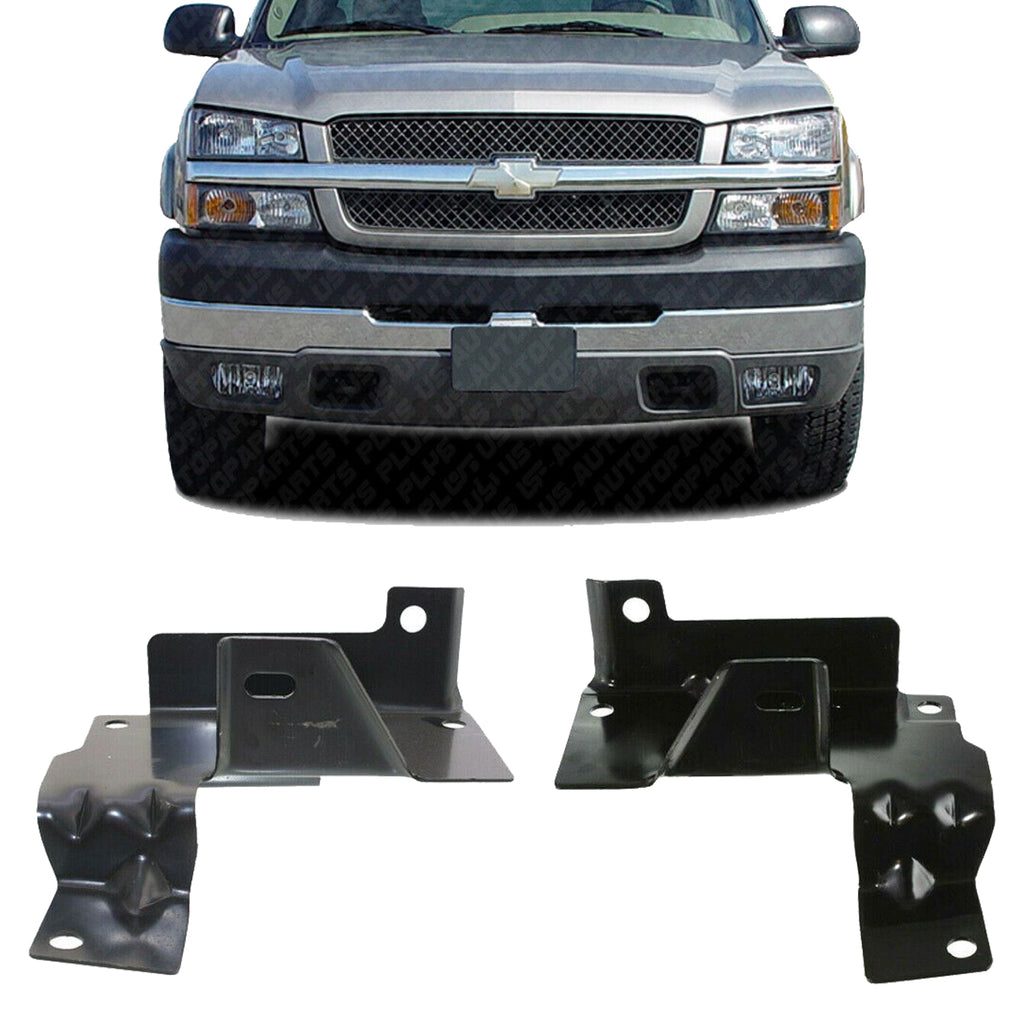 Front Bumper Inner Bracket Set For 2003-2006 Chevrolet Silverado/02-06 Avalanche