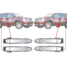 Load image into Gallery viewer, Exterior Chrome Door Handle Set For 07-14 Chevrolet Silverado / Cadilac Escalade