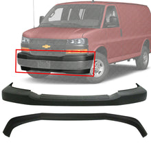 Load image into Gallery viewer, Front upper cover + valance Textured For 2003-17 Chevy Express / GMC Savana  Van