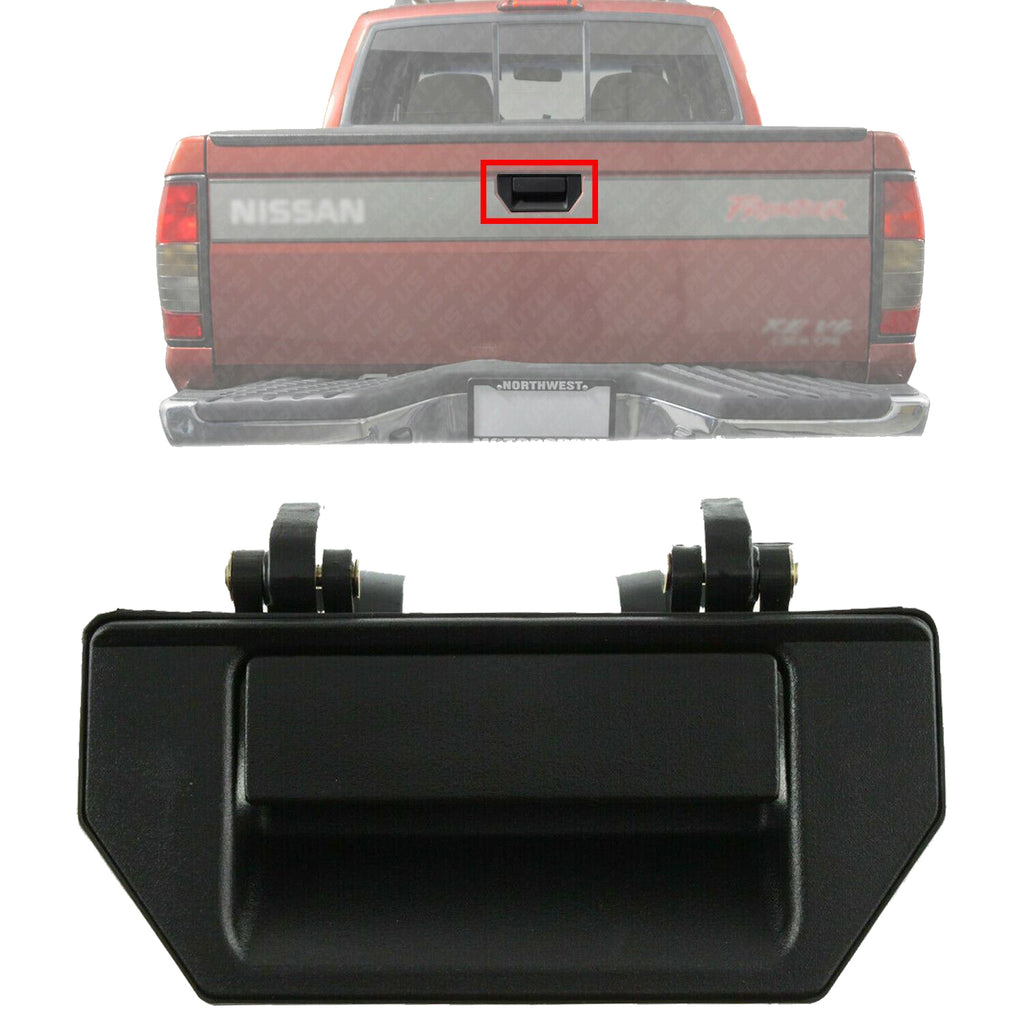 Rear Tail Gate Handle Textured For 98-2000 Nissan Frontier / 86-97 Nissan Pickup