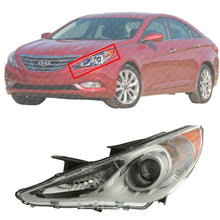 Load image into Gallery viewer, Halogen Head Lamp Left Driver Side Assembly For 2011-2014 Hyundai Sonata