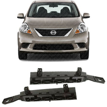 Load image into Gallery viewer, Front Bumper Side Brackets Right &amp; Left Side Plastic For 2007-2012 Nissan Versa