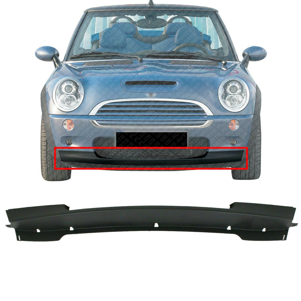 Front Lower Valance Air Deflector Center For 2002-2004 Mini Cooper Base Model