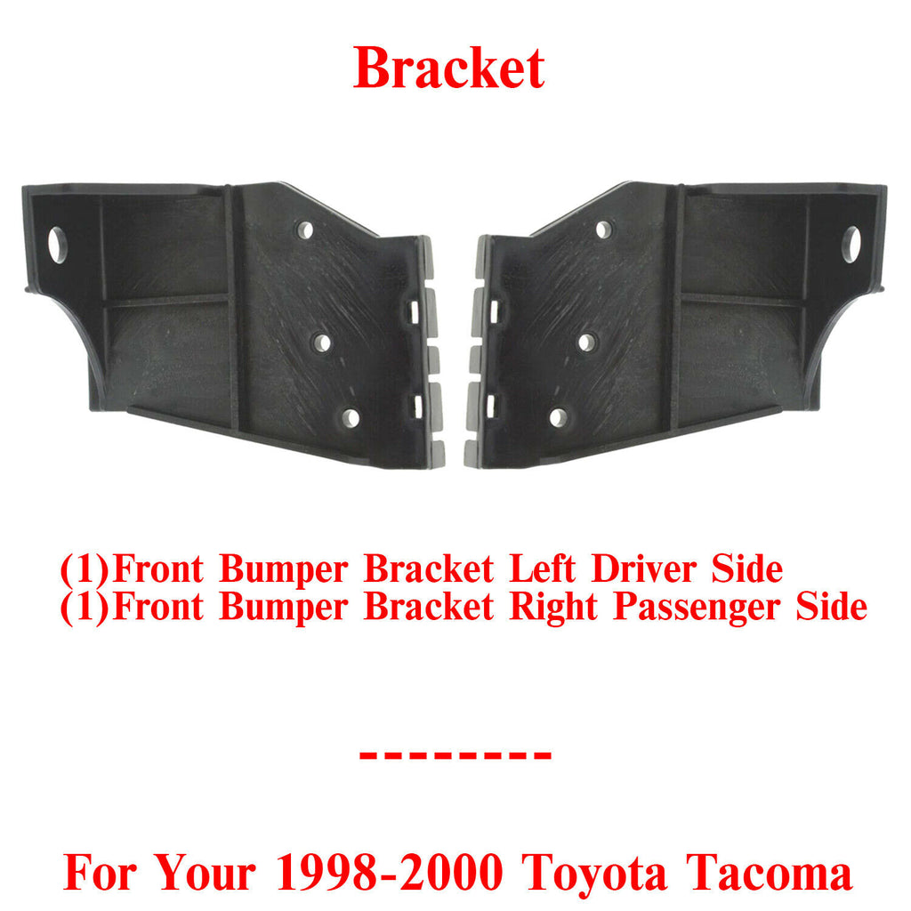 Front Bumper Bracket Left Driver & Right Passenger Side For 98-00 Toyota Tacoma