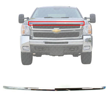 Load image into Gallery viewer, Front Grille Hood Molding Chrome For 2007-2010 Chevrolet Silverado 2500HD 3500HD