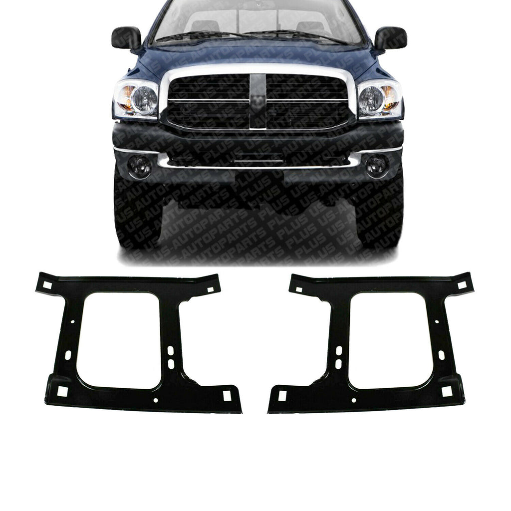 Front Bumper Bracket Set For 2002-2008 Dodge Ram 1500 / 2003-2009 2500 3500