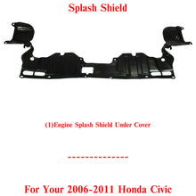 Load image into Gallery viewer, Engine Splash Shield Under Cover For 2006-2011 Honda Civic Coupe / Sedan Model