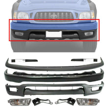 Load image into Gallery viewer, Front Bumper + Filler + Valance + Fogs +Brackets For 2001-2004 Toyota Tacoma 4WD