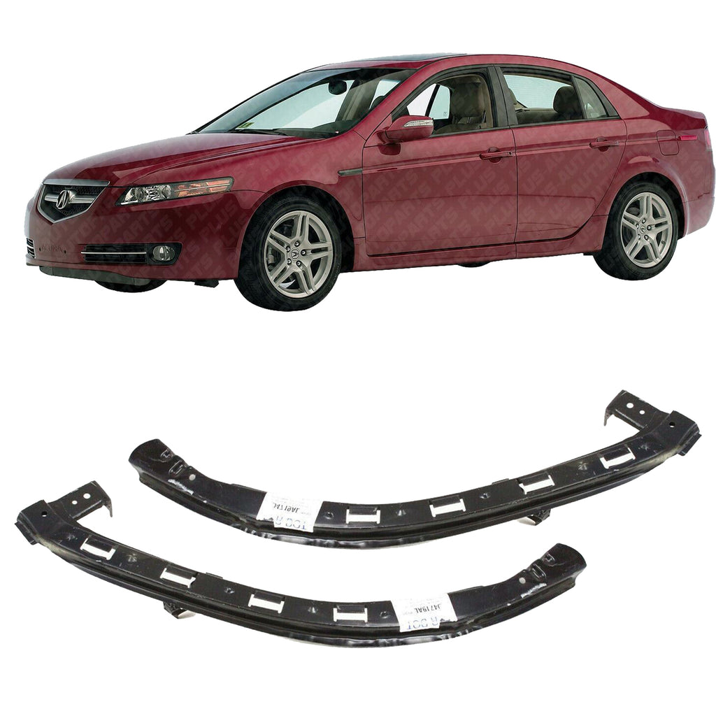 Front Bumper Support Bracket Set Left and Right Side For 2004-2008 Acura TL