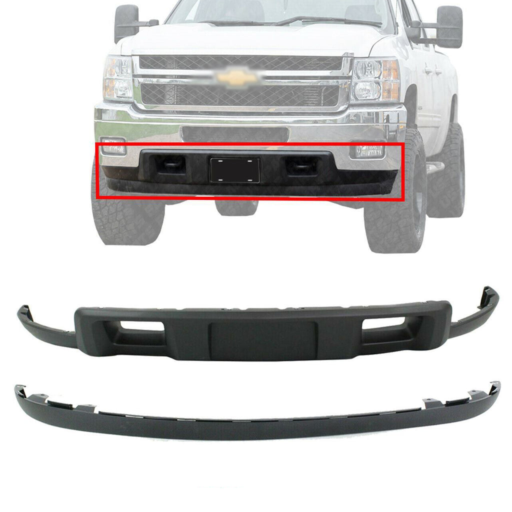 Front Lower Valance and Extension Textured For 11-13 Silverado 2500HD 3500HD