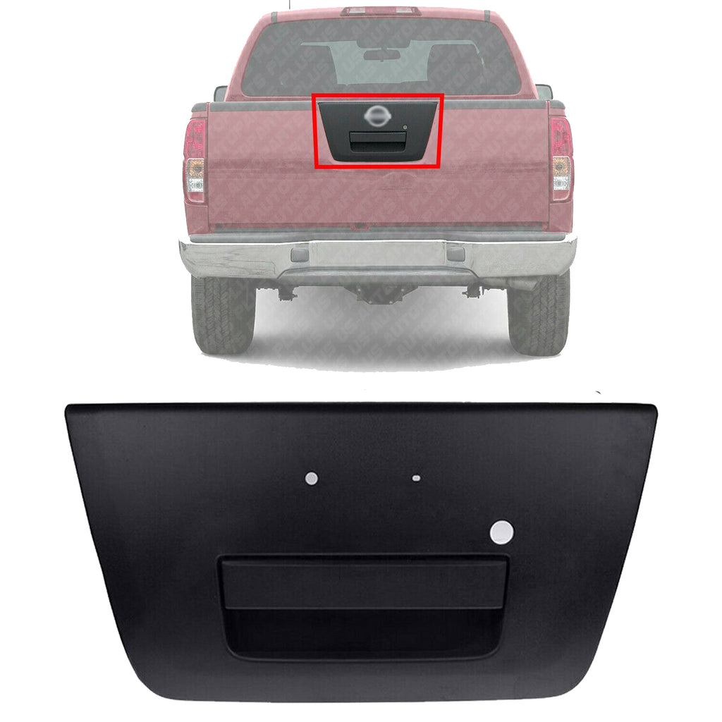 Liftgate Tailgate Handle with Lever Textured For 2004-2012 Nissan Titan