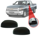 Mirror Cover Left & Right Side For 2007-2013 Silverado Sierra Suburban Tahoe