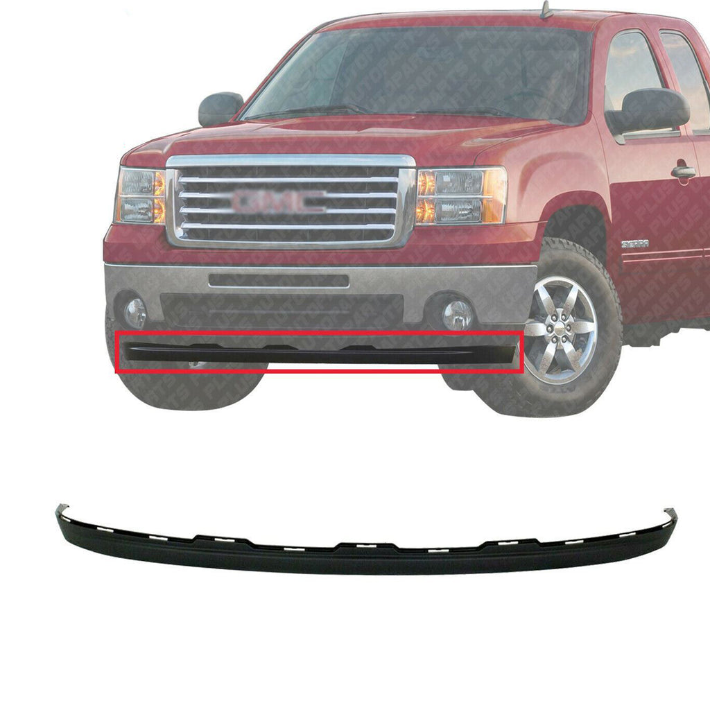 Front Lower Valance Extension Textured For 2007-2013 GMC Sierra 1500