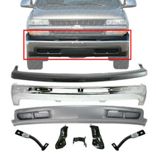 Load image into Gallery viewer, Front Bumper Chrome Kit With Brackets For 1999-02 Silverado 1500 / 2000-06 Tahoe