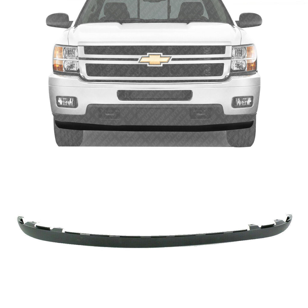 Front Lower Valance Extension Textured For 2011-2014 Chevy Silverado 2500HD 3500