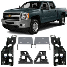 Load image into Gallery viewer, Front Bumper Bracket Outer &amp; Inner RH + LH For 2011-2014 Chevy Silverado HD
