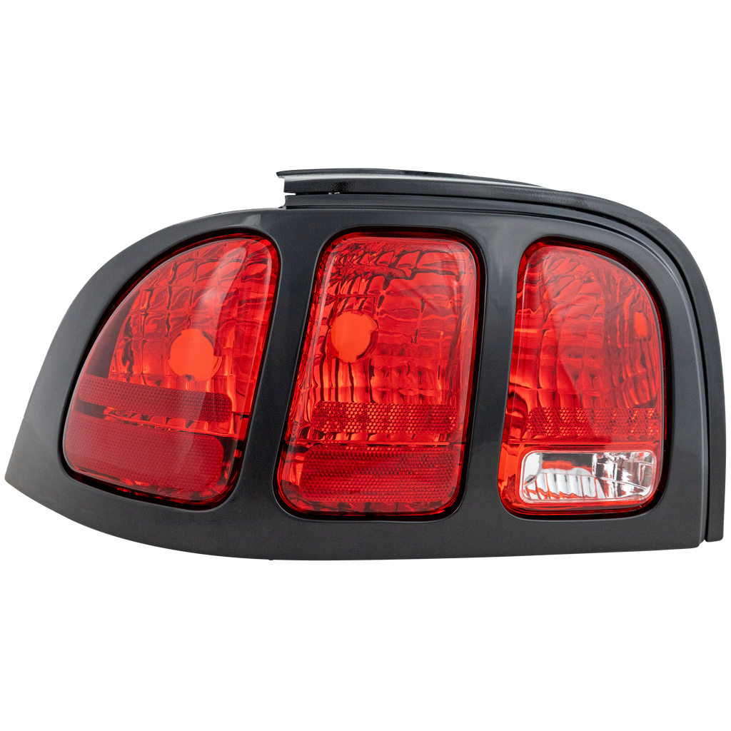 New Tail Light Direct Replacement For MUSTANG 96-98 TAIL LAMP LH, Lens and Housing, Rim w/o Painted FO2800142 F7ZZ13405CA