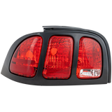 New Tail Light Direct Replacement For MUSTANG 96-98 TAIL LAMP LH, Lens and Housing, Rim w/o Painted FO2800142 F7ZZ13405CA