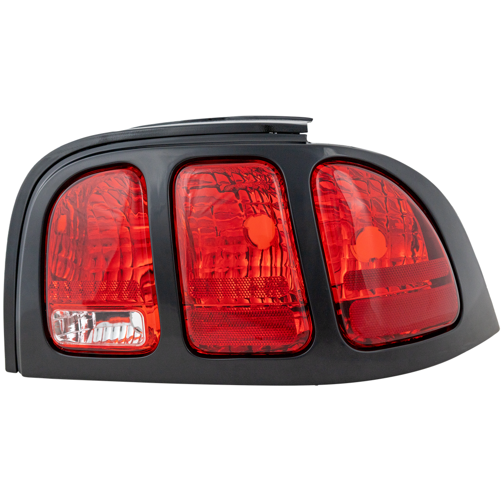 New Tail Light Direct Replacement For MUSTANG 96-98 TAIL LAMP RH, Lens and Housing, Rim w/o Painted FO2801142 F7ZZ13404CA