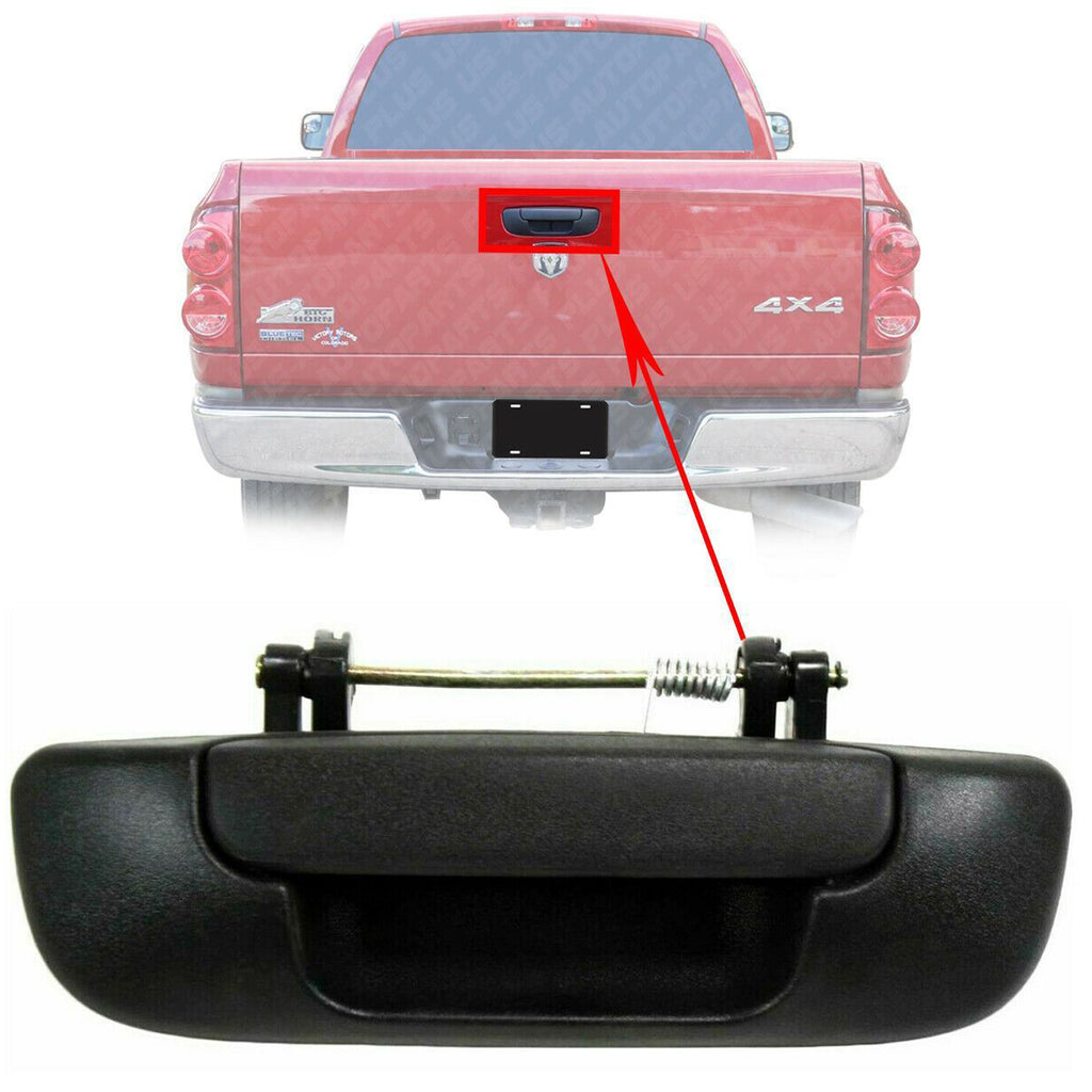 Tailgate Handle Textured Black For 2002-2008 Dodge Ram 1500 / 2003-09 2500 3500