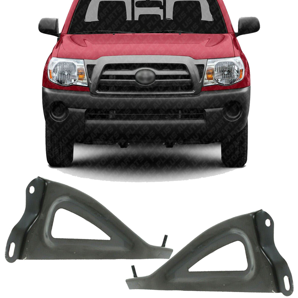 Front Bumper Bracket Set Left and Right Side For 2005-2011 Toyota Tacoma