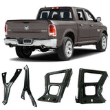 Rear Bumper Bracket Driver and Passenger Side For 11-18 Dodge Ram 1500