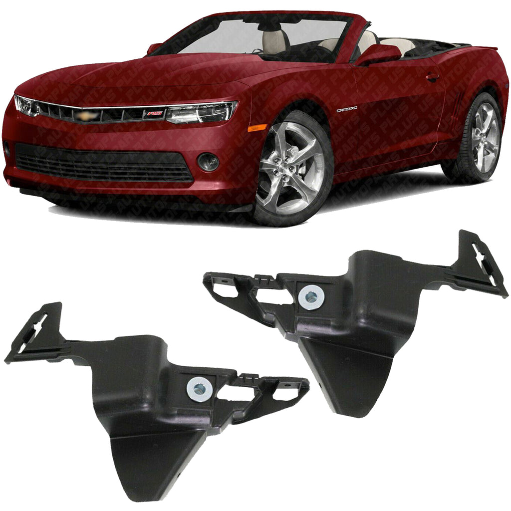 Front Bumper Reinforcement Bracket Left and Right Side For 2010-2015 Chevrolet Camaro