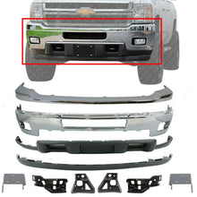 Load image into Gallery viewer, Front Bumper Chrome Kit For 2011-2014 Chevrolet Silverado 2500HD 3500