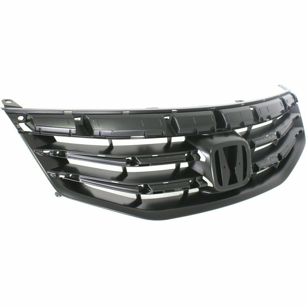Grille Textured Black Shell & Insert Plastic For 2011-2012 Honda