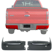 Load image into Gallery viewer, Rear Bumper Face Bar End Caps with Sensor Hole for 2009-2014 Ford F-150