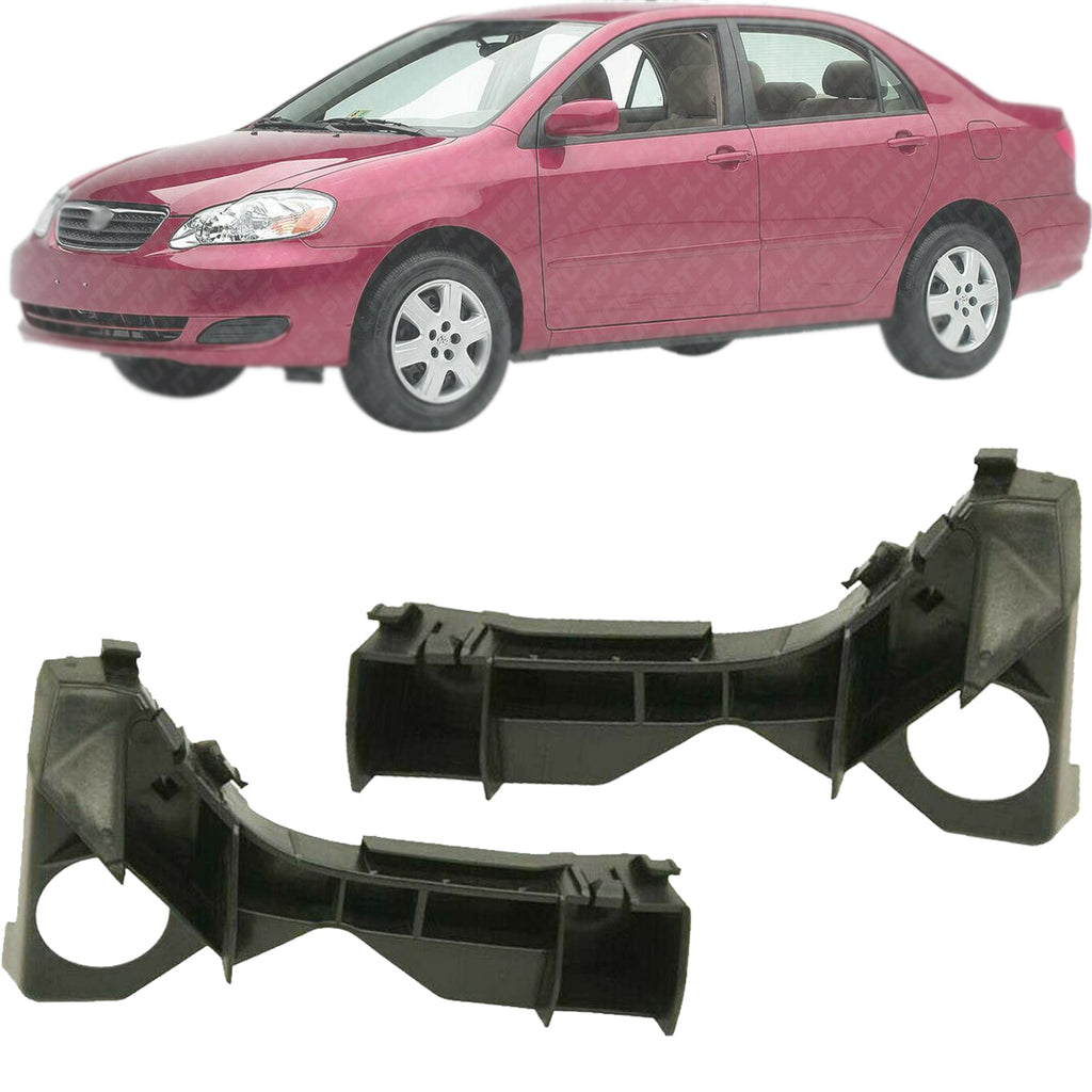 Front Bumper Bracket Right + Left Side For 2003-2008 Toyota Corolla