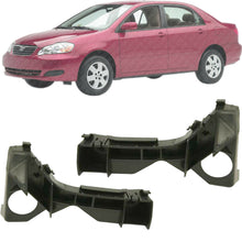 Load image into Gallery viewer, Front Bumper Bracket Right + Left Side For 2003-2008 Toyota Corolla