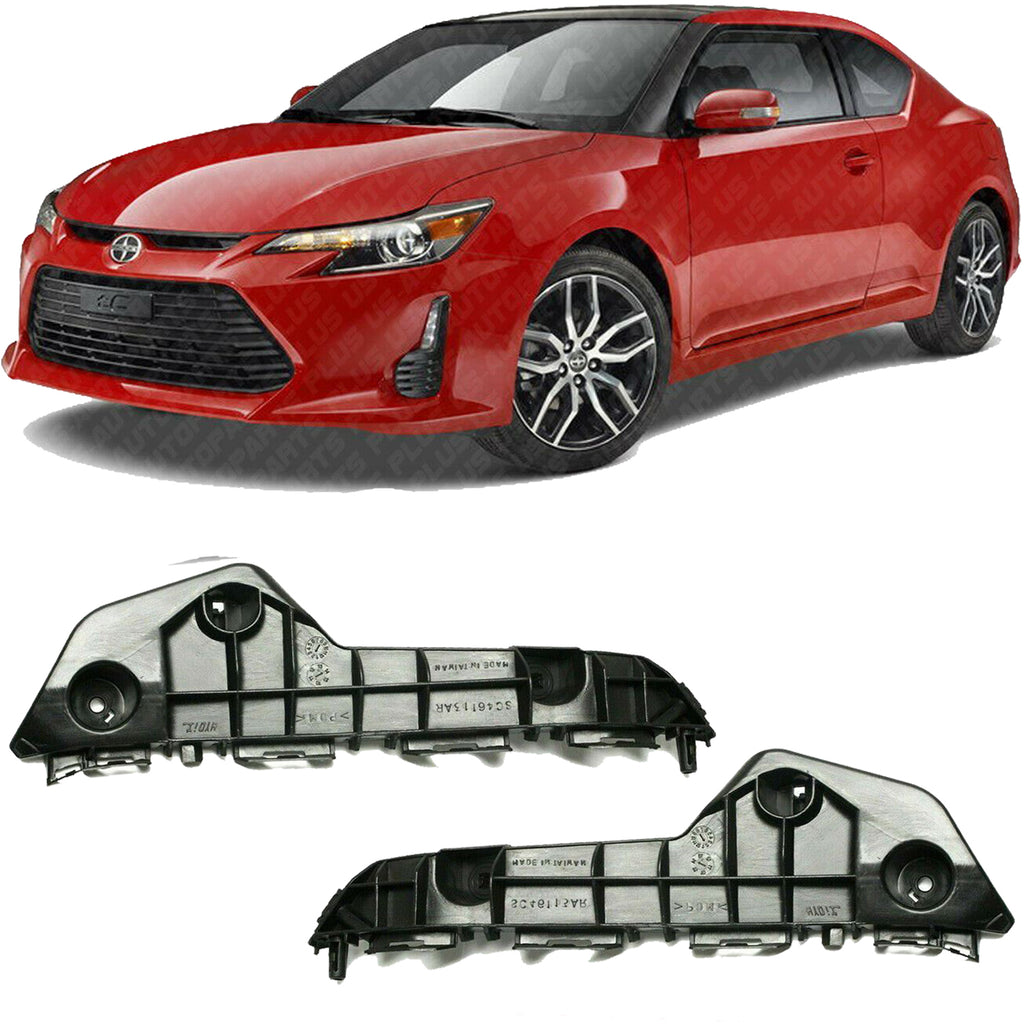 Front Bumper Brackets Support Left & Right Side Plastic For 2011-2016 Scion TC