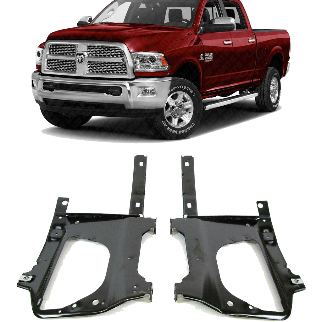 Front Bumper Bracket LH + RH With Tow Hook For 2010-2018 Dodge Ram 250 – US  AUTO PARTS PLUS