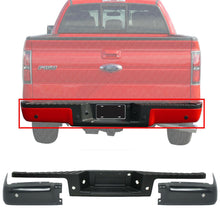 Load image into Gallery viewer, Rear Bumper Step Pad + End Caps Driver &amp; Passenger Side For 2009-2014 Ford F-150
