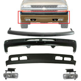 Front Primed Bumper Steel Kit For 1999-2004 Chevy Silverado 1500 Tahoe Suburban