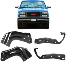 Load image into Gallery viewer, Bumper Bracket For 95-2000 Chevrolet Tahoe Set of 4 Front Left &amp; Right Side