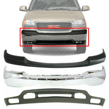 Load image into Gallery viewer, Front Bumper Chrome + Cover + Lower For 99-02 GMC Sierra 1500 2500/00-06 YUKON