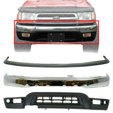 Load image into Gallery viewer, Front Bumper Chrome + Filler + Valance For 1999-2002 Toyota 4Runner Base SR5