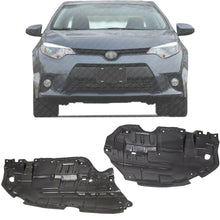 Load image into Gallery viewer, Front Engine Splash Shield Under Cover Left &amp; Right Side For 12-14 Toyota Camry