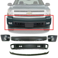 Load image into Gallery viewer, Front Bumper Primed+Cover+Valance+End Cap Kit For 2007-2013 Chevy Silverado 1500