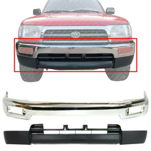 Load image into Gallery viewer, Front Bumper Chrome Steel + Lower Valance For 1996-1998 Toyota 4Runner Base SR5