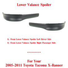 Load image into Gallery viewer, Front Lower Valance Spoiler Pair Primed For 2005-2011 Toyota Tacoma X-Runner