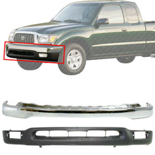 Load image into Gallery viewer, Front Bumper Chrome + Lower Valance Primed For 2001-2004 Toyota Tacoma 2WD