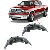 Front Splash Shield Inner Fender Liners For 2009-2012 Dodge Ram 1500