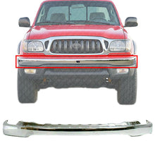 Load image into Gallery viewer, Front Bumper Chrome Face Bar Steel For 2001-2004 Toyota Tacoma