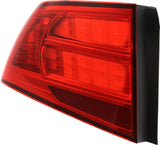 New Tail Light Direct Replacement For TL 04-06 TAIL LAMP LH, Lens and Housing AC2818104 33551SEPA01