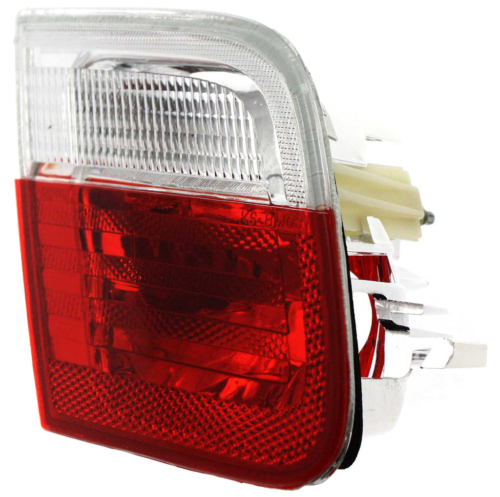 New Tail Light Direct Replacement For 3-SERIES 99-03 TAIL LAMP LH, Inner, Lens and Housing, Clear and Red Lens, Conv/Coupe, To 3-03 BM2882102 63218364727