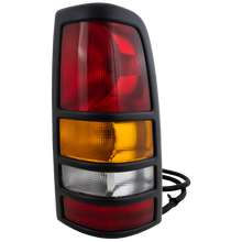 Load image into Gallery viewer, New Tail Light Direct Replacement For SILVERADO/SIERRA 3500 01-03 TAIL LAMP RH, Assembly, w/ Black Bezel, Fleetside GM2801166 19169020