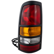 Load image into Gallery viewer, New Tail Light Direct Replacement For SILVERADO/SIERRA 3500 01-03 TAIL LAMP LH, Assembly, w/ Black Bezel, Fleetside GM2800166 19169019